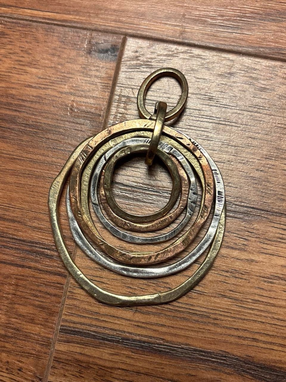 Vintage Multi Toned Necklace Charm